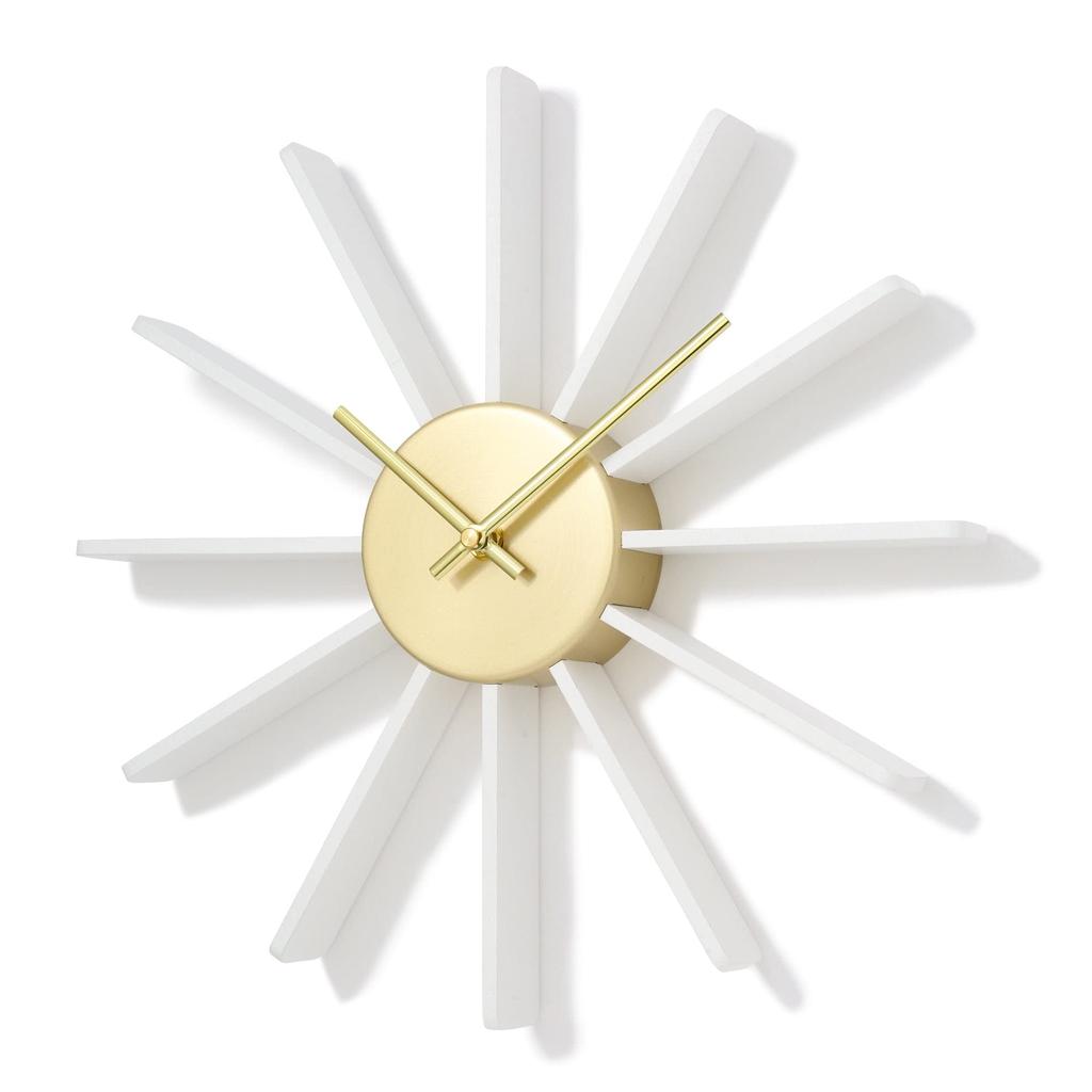 Francfranc Emo Wall Wall Interior Clock, White, Clock,