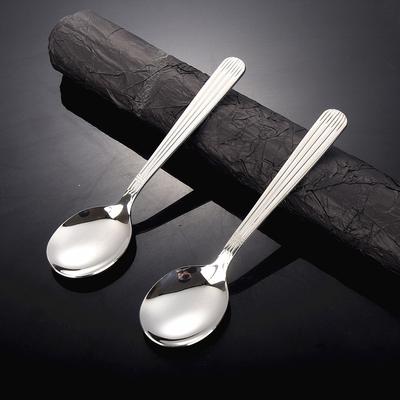 Thickened Chinese Flat Bottomed Spoon for Home Hotels
