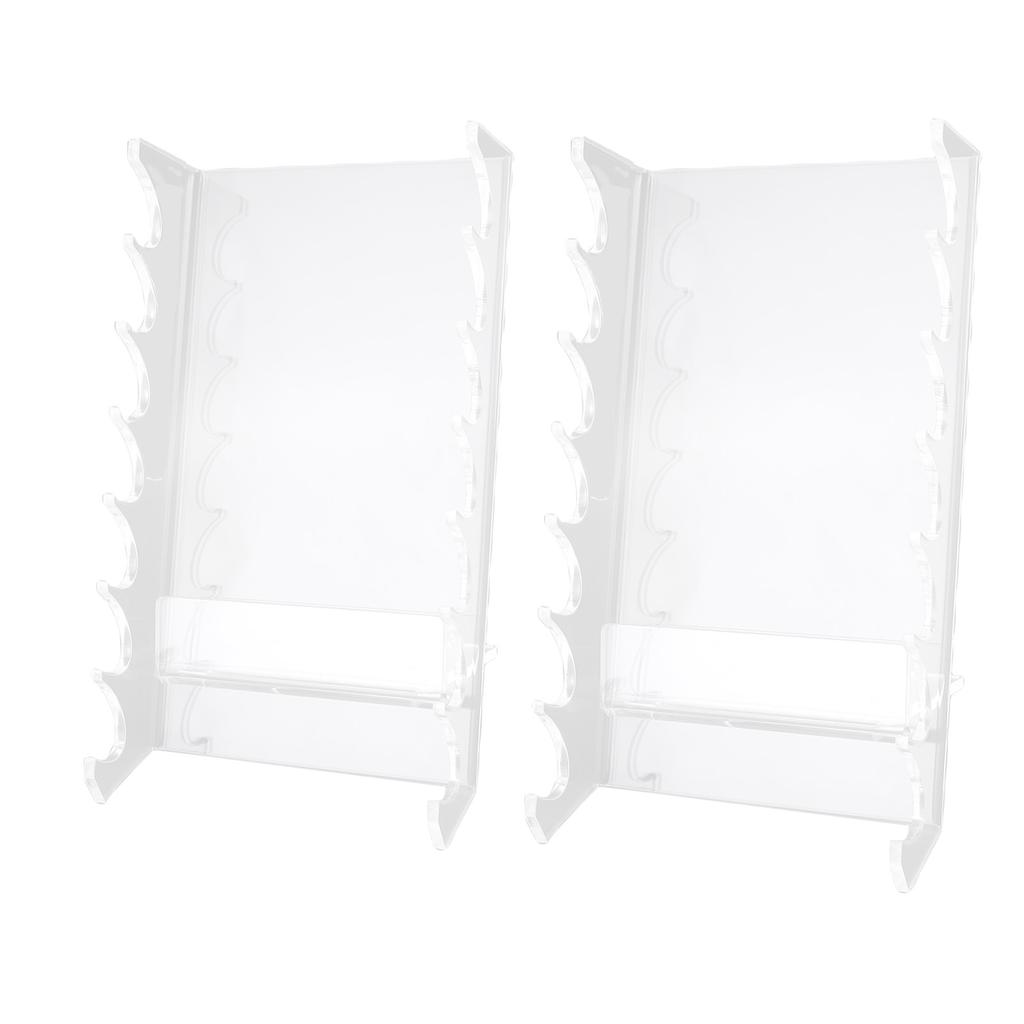 2 Stück Make-up Pinselhalter für Waschtisch Acryl Stifthalter Ständer Make-up Pinsel Trockenständer für Pinsel Schreibtisch