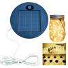 Yousheng Solar Jar Lid with Light, Outdoor Glass Bottle Solar Lamp with LED String, Waterproof Charging Accessory for Garden Patio