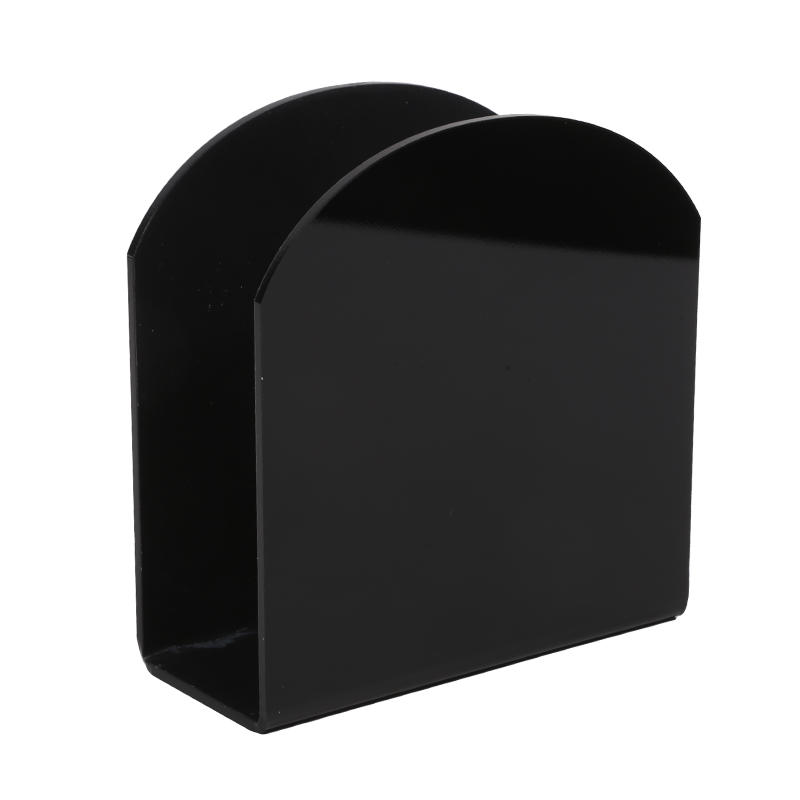 

Акриловый держатель для салфеток, настольный вертикальный домашний держатель для салфеток, органайзер для салфеток, декор стола для офиса, отеля, ресторана чёрный