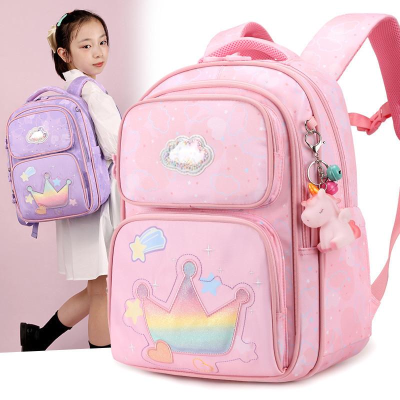 Trendy Stylish Lightweight Kids School Backpack Adorable Cute Design For 5-6 Grade