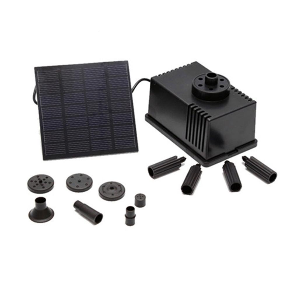 

Brushless Solar Water Pump Kit Fountain Pool Garden Watering Black #1