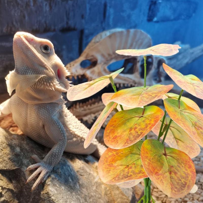 Artificial Grass for Reptiles Tanks Flexible and Safe Decoration Comfortable Environment Plant Grass Landscaping