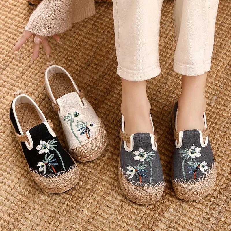 Damskor Vår Höst Nya Bekväma Lågskurna Casual Flats Halkfria Mjuka Sula Slitstarka Slip-on Loafers