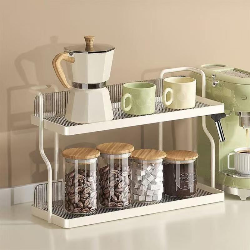 Durable Kitchen Rack Seasoning Rack Household Countertop Multifunctional Seasoning Multi-layer Storage Rack