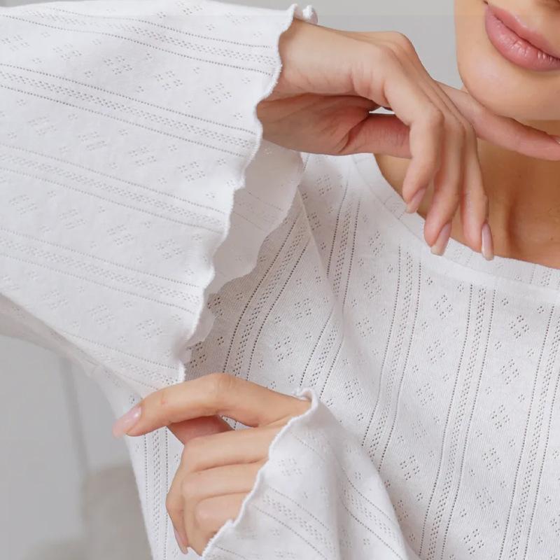 Exquisite Loungewear Long Sleeve Pants Pajamas