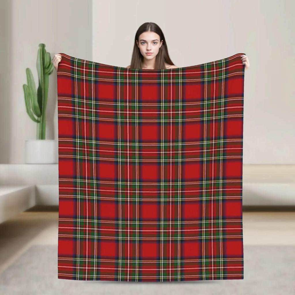 Warm Soft Flannel Blanket for Kids Boys Girls Christmas Story Design Throw for Bed Sofa Outdoor Travel Use Bedspread Cover