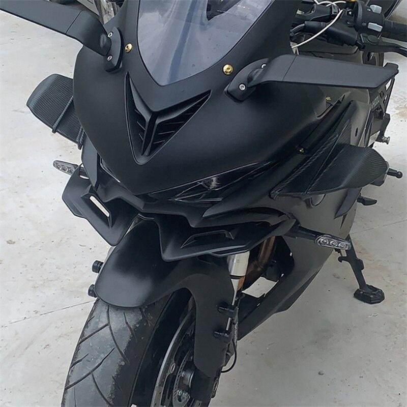 2KS Univerzální Motocyklové Winglety Deflektor Vzduchu Motocykly Instalované Pro Winglet Čelního Skla Aerodynamický Křídelní Kit Spoiler