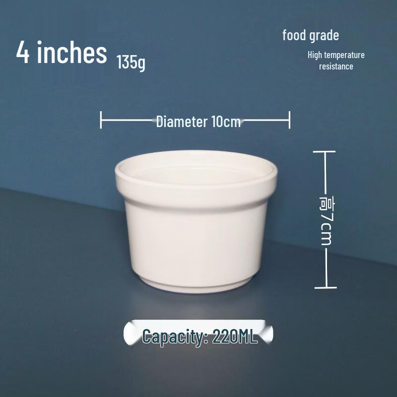 

777 White Melamine Dining Bowl