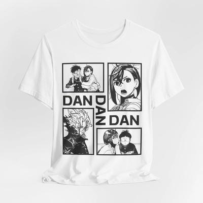 Dandadan Anime T-Shirt – Auffälliges Grafik-Shirt für Manga-Fans und Liebhaber des Otaku-Stils