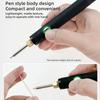 USB Soldering Iron Pen 650mah Soldering Welding Iron Battery 510 Kit Button Tips Tools Repair L A6R8