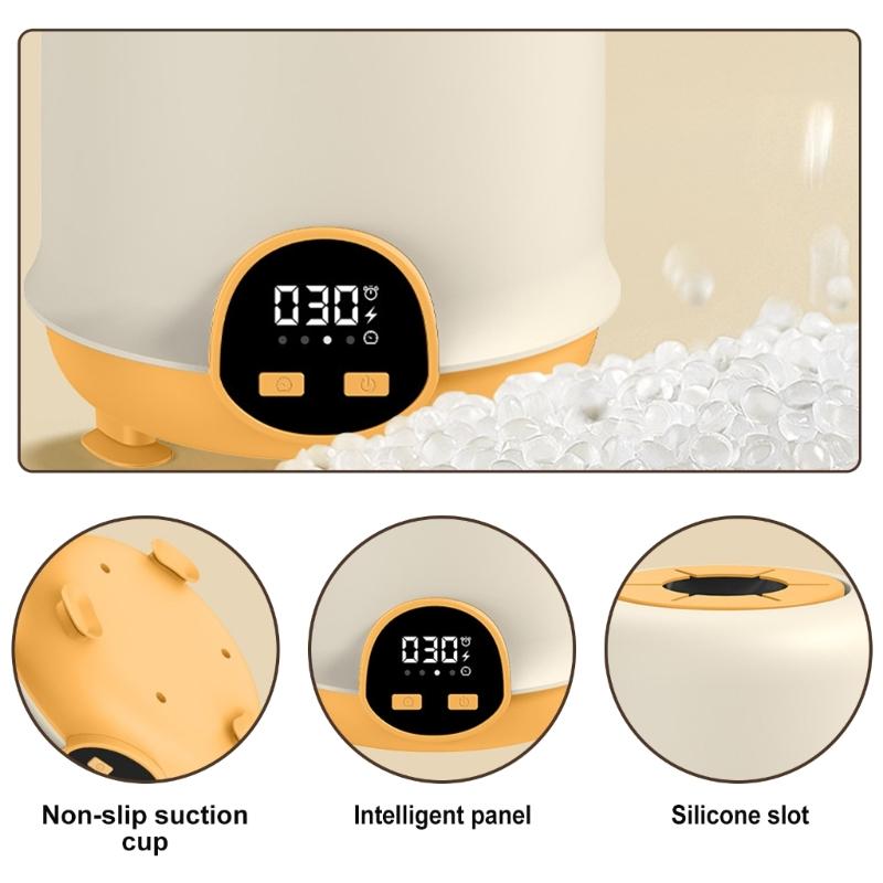 Infant Safe Silicone Slot Electric Bottle Shaker with USB Charging Portable Baby Milk Mixer Automatic Baby Bottle Shaker