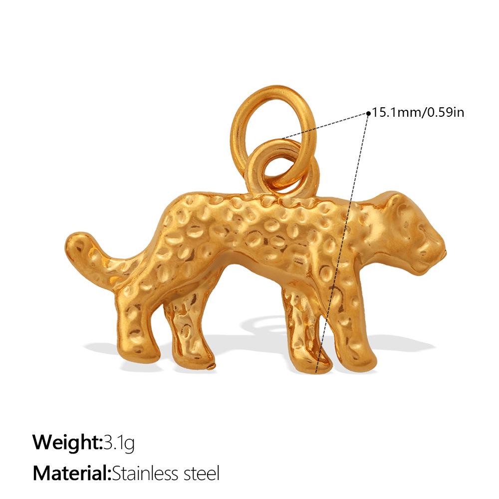 3D Animal Pendant Collection: Lion, Eagle, Deer, and Snake - Versatile Jewelry Accessory