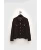 Youth Corduroy Textured Jacket - Brown
