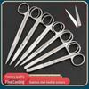 Stainless Steel Ophthalmic Surgical Scissors - Straight/Bent Tip, Sharp for Suture Removal