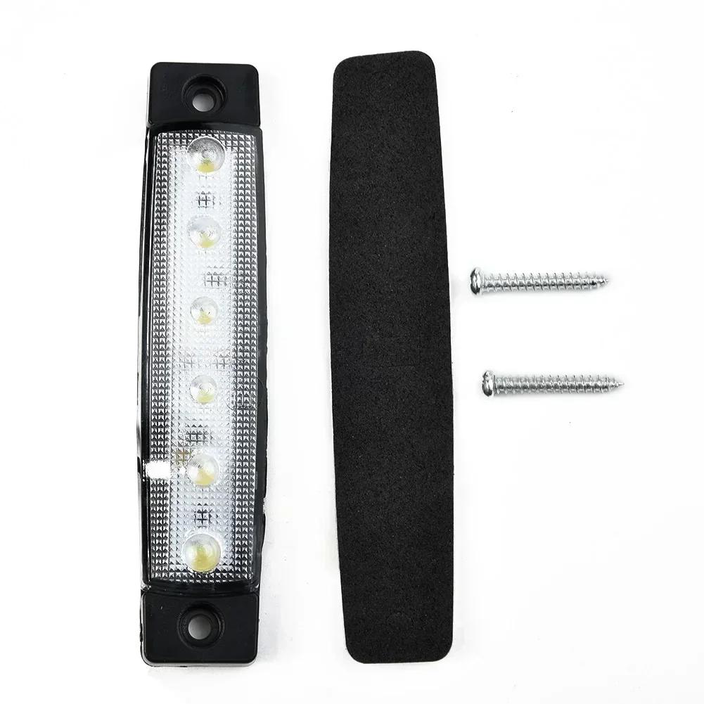 Car External Lights LED 12V 6 LED Side Marker Light For Trailer Truck Boat Bus Low Trailer Rear Warning Lamp