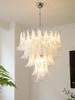 Nordic luxury Chandelier French glass pendant light dimmable LED light living room hotel bedroom decorative lighting fixtures