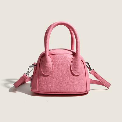 Bolsa Concha Rosa de Design Nicho Tudo com Bolsa Premium Simples para Pendurar no Ombro, Transversal
