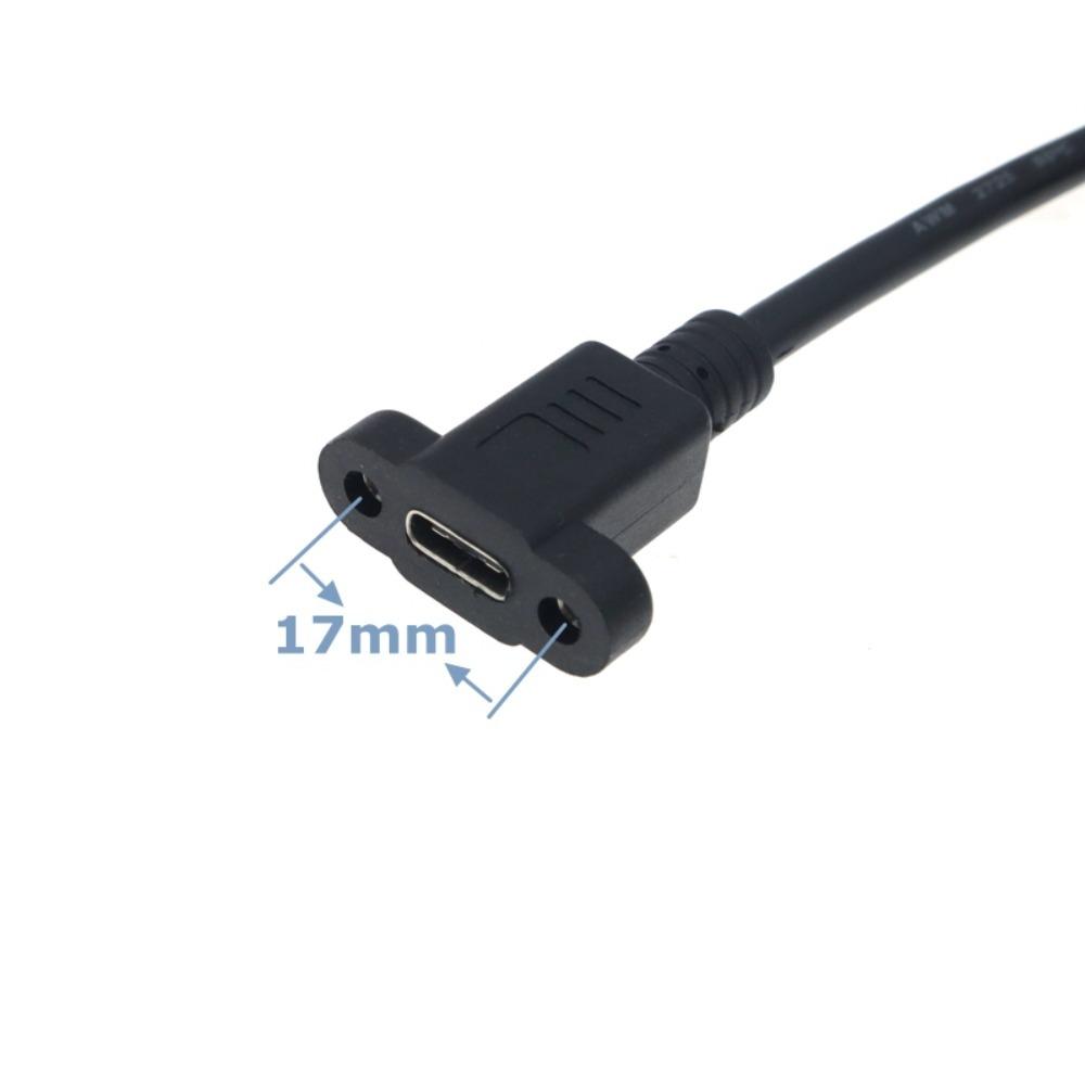 Type C USB-C Extension Line Type C Extension Cable Lock Connector Cable USB-C Male To Female Cable