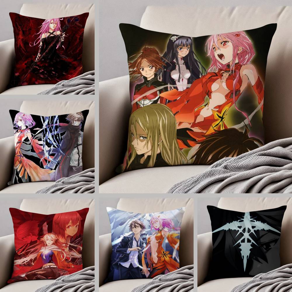 G-Guilty C-Crown Kissenbezug Milbendicht Kissenbezug Verdeckter Reißverschluss Seidig Kurzer Plüsch Sofa Kissenbezug