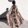 Cotton Beach Kimono Women Cover Ups Print Beach Cover Up Saida De Banho Para Praia Sarong Robe