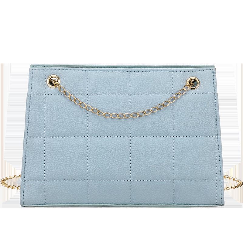 Embroidered Checkered Pillow Bag New Summer Bag for Women Korean Women's Shoulder Bag