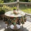 Dining Kitchen Party Event Family Gathering Small Round Cotton Tablecloth