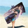 1Pc Purple Embrace Beach Towel Microfiber Beach Towel Thin Absorbent For Beach Swimming Yoga Bath Sports 0917203