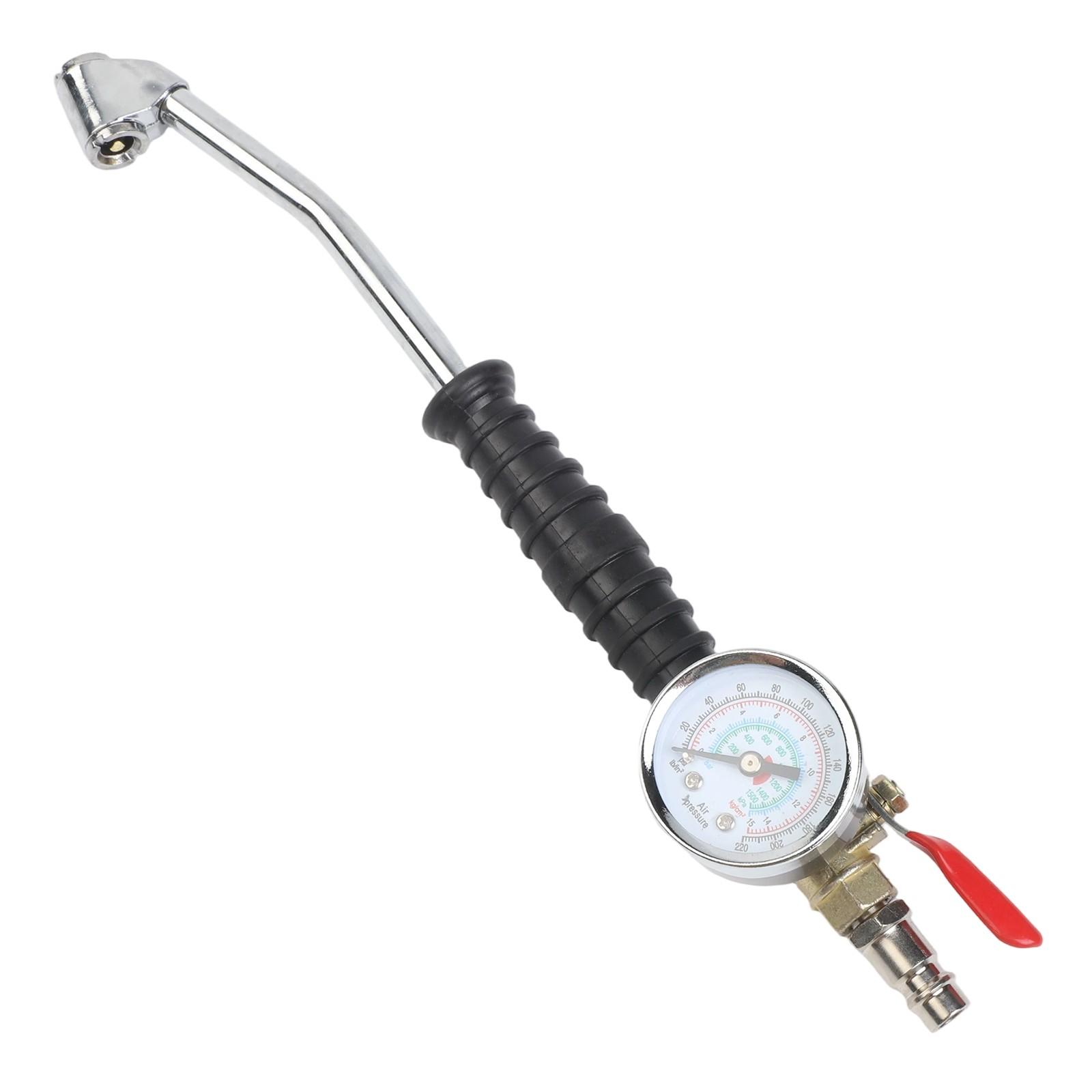 

Накачка шин воздухом 220 фунтов на квадратный дюйм с клапаном для манометра давления шин автомобиля и грузовика