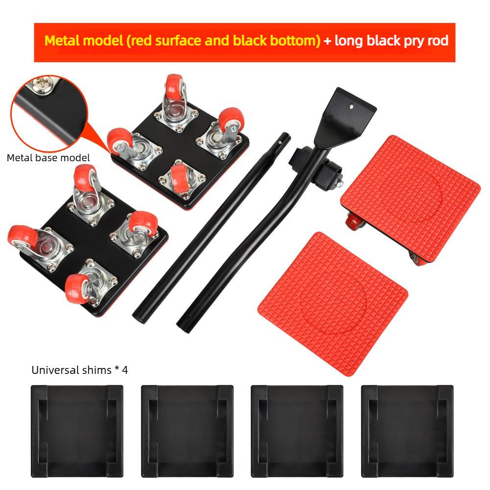 360° Universallräder Möbeltransporter Set Super Hohe Tragfähigkeit Mobiles Transportgerät Schrankhandling Universalwerkzeug