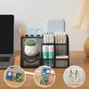 Creative Metal Pen Holder Pencil File Storage Rack Storage Box 7 Grid Desk Stationery Organizer Divided Container Office Access