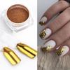 0.5g Nail Mirror Glitter Powder Gel Polish Rub Dust Shiny Gold Silver Fine Chrome Flakes Pigment DIY Accessories Decor
