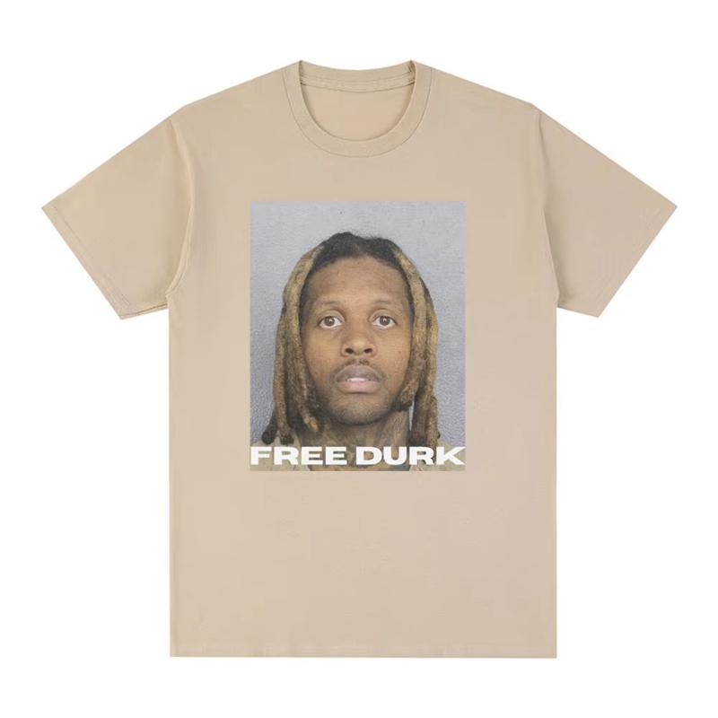 

FREE DURK T Shirt Lil Durk Graphic T Shirts Unisexs Women Clothing Fashion Vintage Tshirt Casual Cozy Cotton Oversized Tee Shirts 4XL