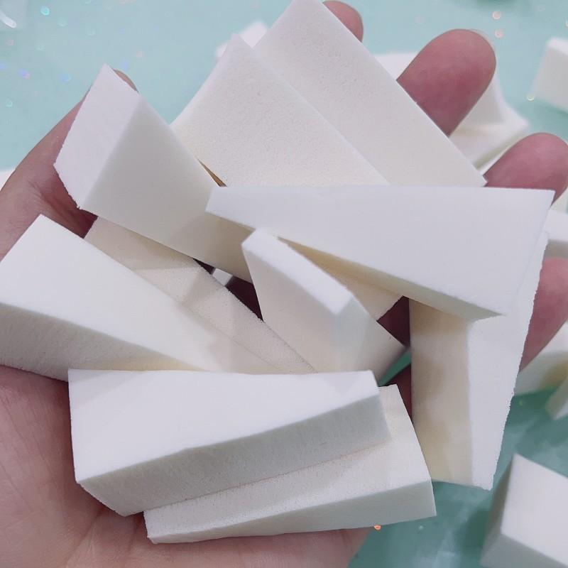 20/50Pcs White Triangle Soft Sponge Nail Brush Gradient Effect Painting Gel Halo Dyeing Tool Brush DIY Manicure Makeup Sponge&Q9