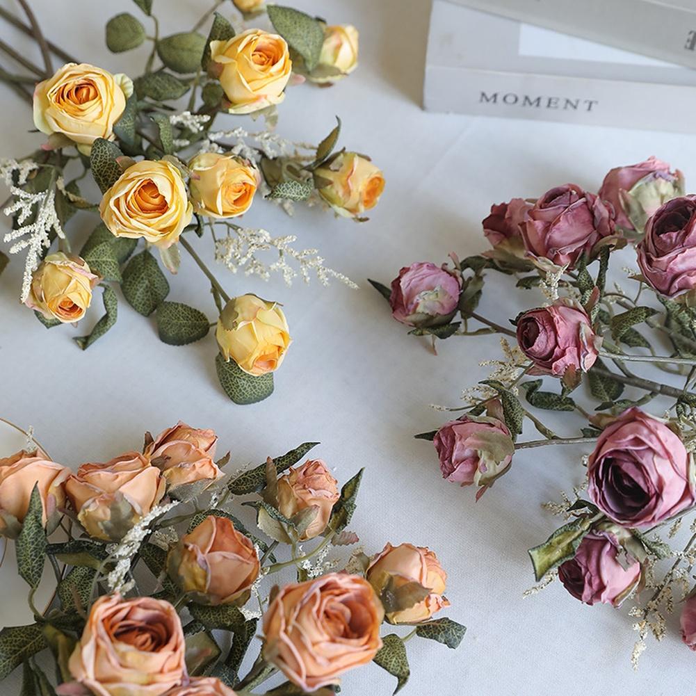 Delicate Silk Petals Artificial Silk Rose Silk Rose Bouquet