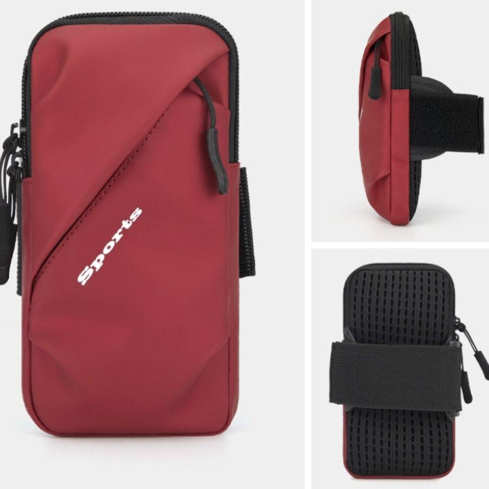 Elastic Adjustable Arm Phone Bag Double Layers Sports Arm Bag Running Phone Bag Sports