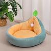 All-Season Avocado-Shaped Semi-Closed Cat & Dog Bed