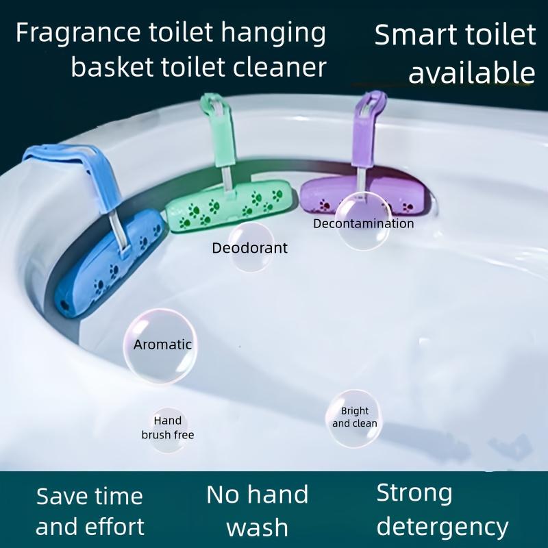1pc 3-in-1 Automatic Toilet Cleaner & Deodorizer Gel - Adjustable, Hanging Design for Easy Access - Effective Stain & Odor Remov