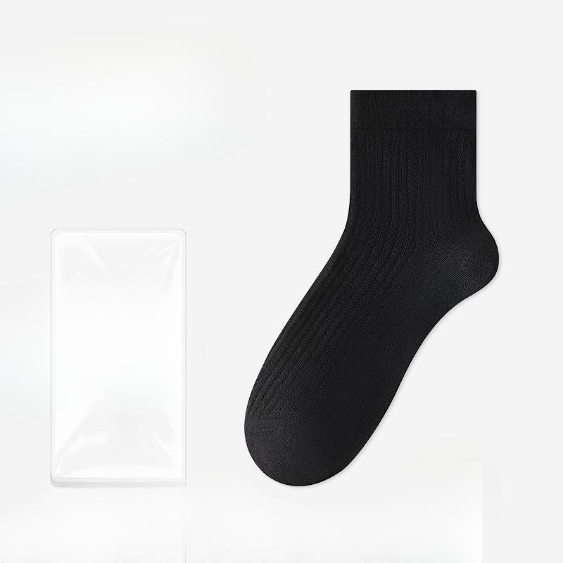 

Женские весенне-осенние тонкие сетчатые дышащие влагоотводящие дезодорирующие носки-гольфы из чистого хлопка с антискользящим антибактериальным эффектом 1 pair