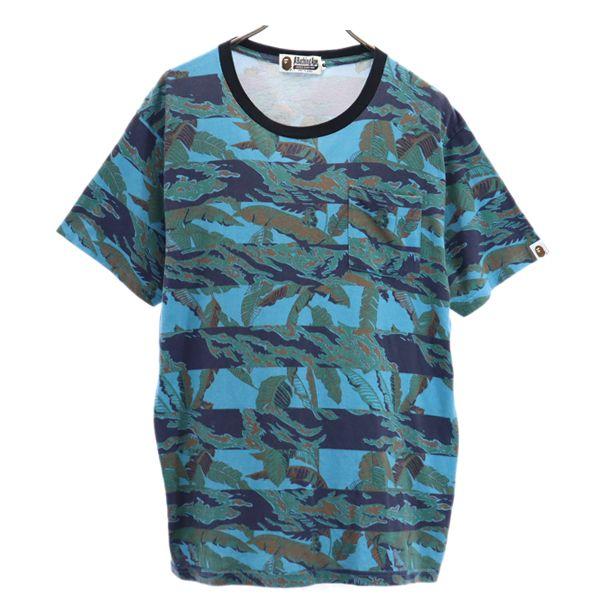 A Bathing Ape Сделано в Японии Общий принт Футболка с коротким рукавом L Poke T Мужская Б/У