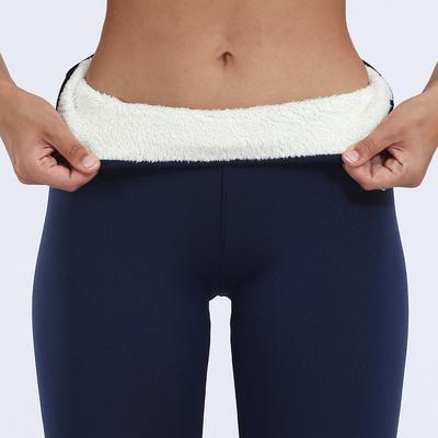 Zimní Teplé Dámské Silné Zateplené Legíny Fleecové Kalhoty Dámské Termo Legíny Punčocháče Sexy Vysoký Pas Pružné