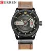 Curren 8301 Men's Waterproof Leather Quartz Watch with Date