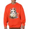 Men's Hooded Sweatshirt, Contrasting Color Sweatshirt, Sports   Casual Jacket