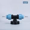 1PCS IBC Tank Adapter 1'' 1/2'' 3/4'' Coarse Thread Water Fittings Elbow Straight Outlet Hose Home Garden Tee Connector Plastic