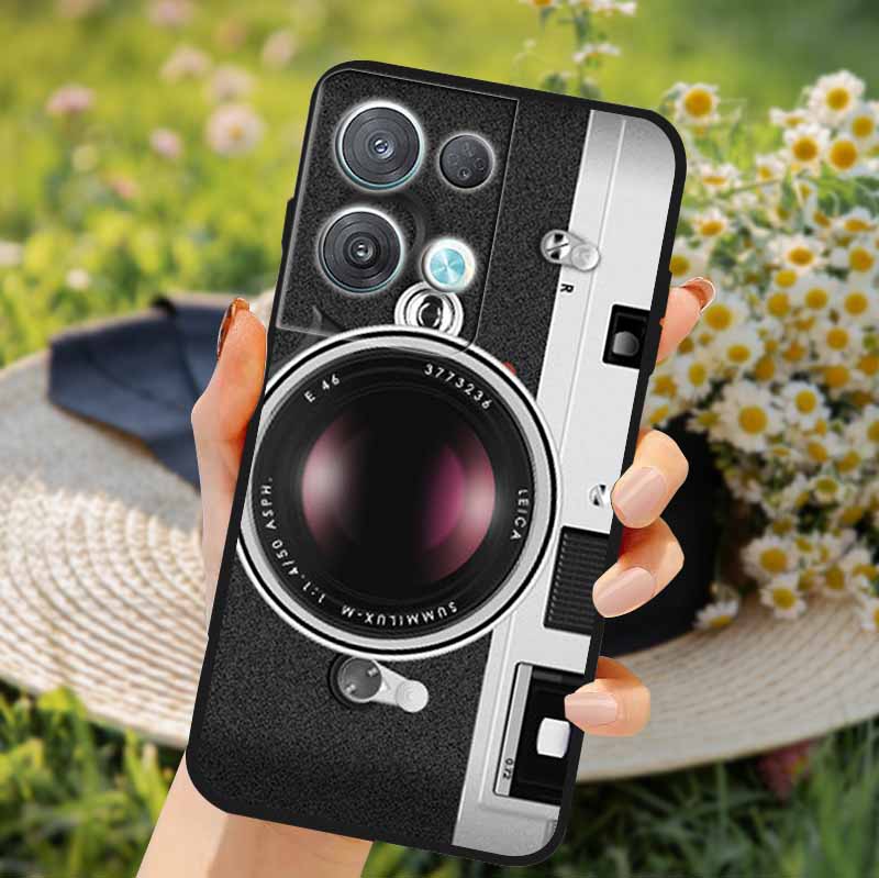 For OPPO Reno 8 Pro 5G Cases Fashion Soft Silicone TPU Shockproof Back Covers For OPPO Reno8 Pro + Plus Phone Case Protect Couqe