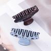 Tangli Flower Pattern Acetate Shark Hair Clip for Girls