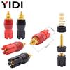 5 Pairs 10pcs Audio Sound Amplifier Speaker Binding Post Banana Plug 4mm Adapt Jack Socket Red Black Terminal Test Connector