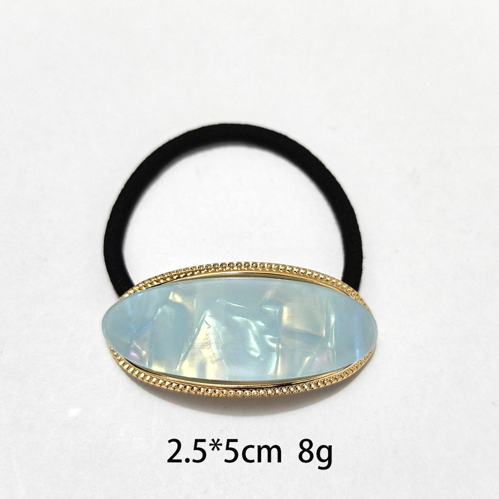 Hairband Accessories Niche Simple Geometric Hair Rope Rubber Band Hair Accessories High-end New Back of The Head Hair Accessories