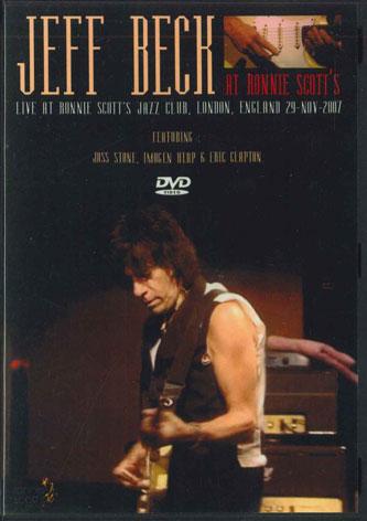 

DVD JEFF BECK - At Ronnie Scott s SYD072 SPARKLE Unknown Music Video Used